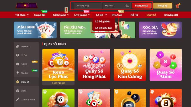 Cách chơi xổ số tại 188bet